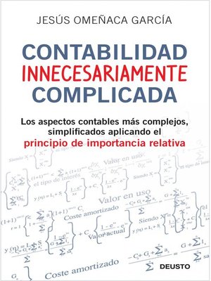 cover image of Contabilidad innecesariamente complicada